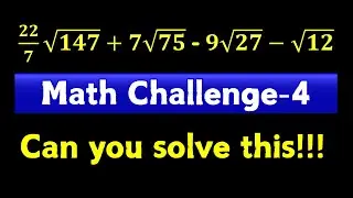 Math Challenge #4 | Simplify Exponents & Roots Explained