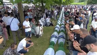 KLANJANJA DŽENAZA ZA 50 ŽRTAVA GENOCIDA U SREBRENICI