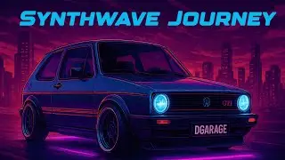 Golf II 1989 Neon Drive &ndash; Retro Synthwave Journey 🌃 Retrowave | Dgarage