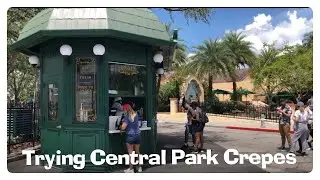Trying Central Park Crepes