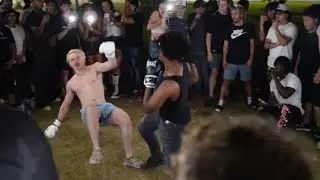 ATLANTA STREET BOXING GETS ACTIVE***(At a car meet)