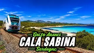 CON IL TRENO IN SPIAGGIA CALA SABINA GOLFO ARANCI SARDEGNA