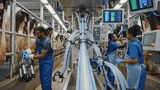 Inside the High Tech Dairy Farm &ndash; Producing Premium Milk for Global Consumption Modern Process