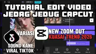 Tutorial edit video jedag jedug capcut | zoom out trend capcut | trend 2026