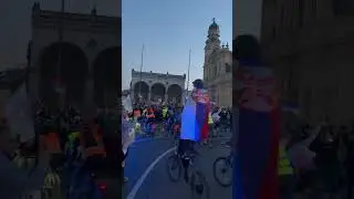 Docek studenata biciklista u Minhenu