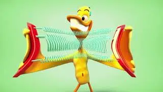 Paperotti WARPED & REVERSE FISHEYE & ROBOT VOICE Open Air Gymnastics Short Paperotti