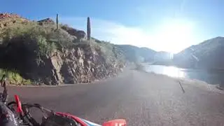 Scenic Apache trail | 360 Video 4K | Roosevelt Dam