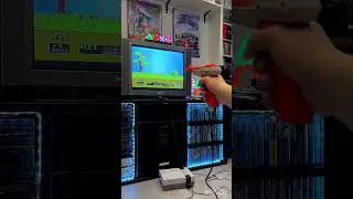 Duck Hunt ASMR: Console, Cartucho e Zapper Gun 🦆🔥 #shorts #asmr #gaming #retrogames