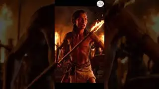 Primitive Tribe's Terrifying Night! Hyena Pack Attack & Desperate Defense #earlyhumans #ai #viral