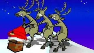 Santa's Stuck up in the Chimney