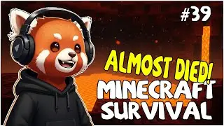 WE BARELY ESCAPED THE NETHER ALIVE (Minecraft Survival Gameplay) &mdash; Ep. 39 PS4 Legacy Edition