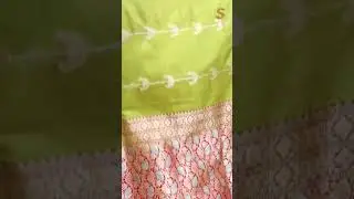 Green Banarasi Silk Saree | SINGHANIAS | Ph: 9133233310