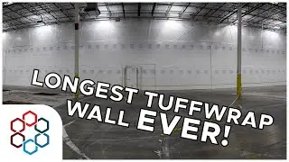 Longest TuffWrap Wall Ever! (Drone Footage)