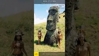 How Moai Statues Easter Island Carved Only Stone Tools ? #moaistatues #shors #trending #viral