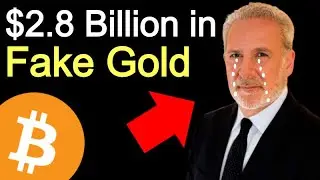 BITCOIN VS GOLD - $2.8 BILLION FAKE GOLD SCAM & Peter Schiff Silent