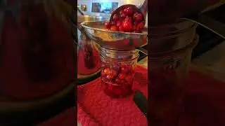 Whole Cranberries in Simple Syrup #EasyCanning #canningrecipes #canning #seasonalcanning