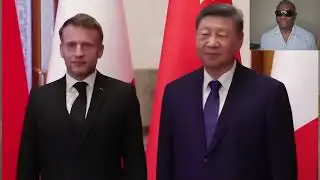 Apr&egrave;s 3 jours en Chine, Macron dans son avion de retour en France menace Xi Jiping de sanctions