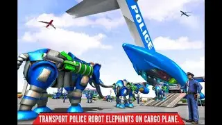 Police Elephant Robot Game: Police Transport Games Mizo Studio Inc Gameplay #1- IOS/Google Playstore