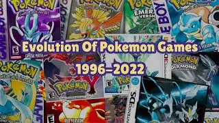 The Evolution of Pokemon Games from 1996 to 2022 (Only the Main Series)