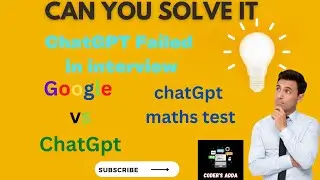 Can you solve it | Confused ChatGpt #codersadda #chatgpt