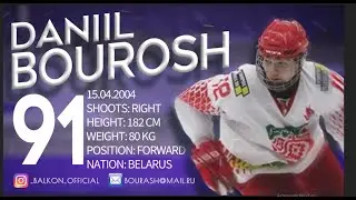 Daniil Bourosh | Top Belarusian Prospects | CHL Import Draft 2021 | NHL DRAFT 2022