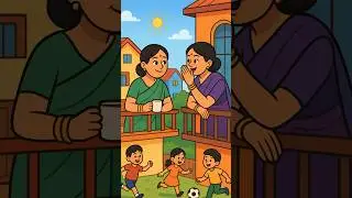 #Gossip Aunty vs Smart Maid &ndash; Colony Chaos#telugu #moralstories #stories #shortstories #gossipstory