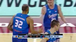 Jackie Carmichael takes off (Igokea &ndash; Zadar, 13.12.2020)