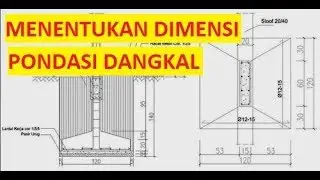 Menentukan Dimensi Pondasi Dangkal dan Daya Dukung Tanah