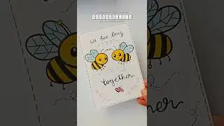 Valentine Day Special 💌 Cute Handmade Love Card 🐝 | Best Gift for Couples #viral #valentinegift