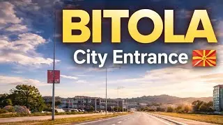 Driving Into Bitola 🇲🇰 | New City Entrance From Prilep to Bela Cheshma 🚗✨