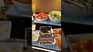 A glimpse of color cuisine at Courtyard by Marriott in Baku. #travelvlog #foodlover #baku