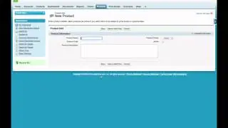 Creating Products in Salesforce