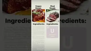 Real Steak Vs Vegan Steak