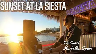 Sunset time at La Siesta Marbella, Spain - Dj Cuart