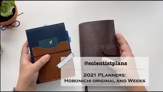 My 2021 Hobonichi planners and covers: Gillio and Sojourner #hobonichi | Scientistplans