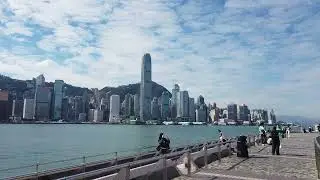 Hong Kong Victoria Harbour walking | TST | Kowloon