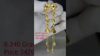long earrings gold designs 2022