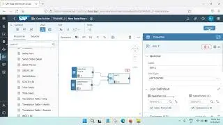 How to Create a Dataflow in SAP Data warehouse Cloud