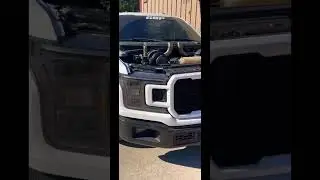 Built twin turbo F150 #niceride #trucks #fastlife #f150 #ford #fasttrucks