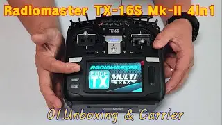01. Radiomaster TX16S Mk-II 4in1 : Unboxing & Carrier