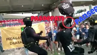 GESEKAN ANTARA SUPORTER PERSIS SOLO VS PANSER BIRU