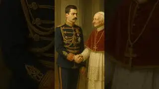 Aleksandar Obrenović  i papa Lav XIII #istorija #srbija #zanimljivosti #obrenovici