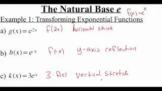 3.1.2 The Natural Base, e