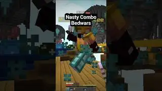 NASTY COMBO BEDWARS #minecraft #bedwars #bedwarspvp #bedwarstexturepack #combo #bedwarscommentary