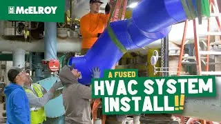 McElroy Pipe Fusion Tools Help Complete a New HVAC System Install In Short Time
