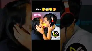 Amit Bhai Kiss Wife 🤤😍😜😁 #freefire #shorts #desigamer #freefireshorts