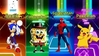 TilesHopVibes  - Sonik & SpongeBob & SpiderMan & Pokemon - Coffine Dance (cover)