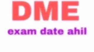 #DME Assam  DME exam expected date 2023 😱☺️