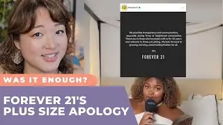 Forever21 called out for cutting Plus Size: Did they apologize enough? #forever21 #plussize #tiktok