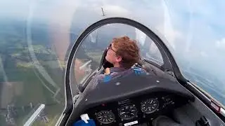 Flight with masked speed and altitude indicators